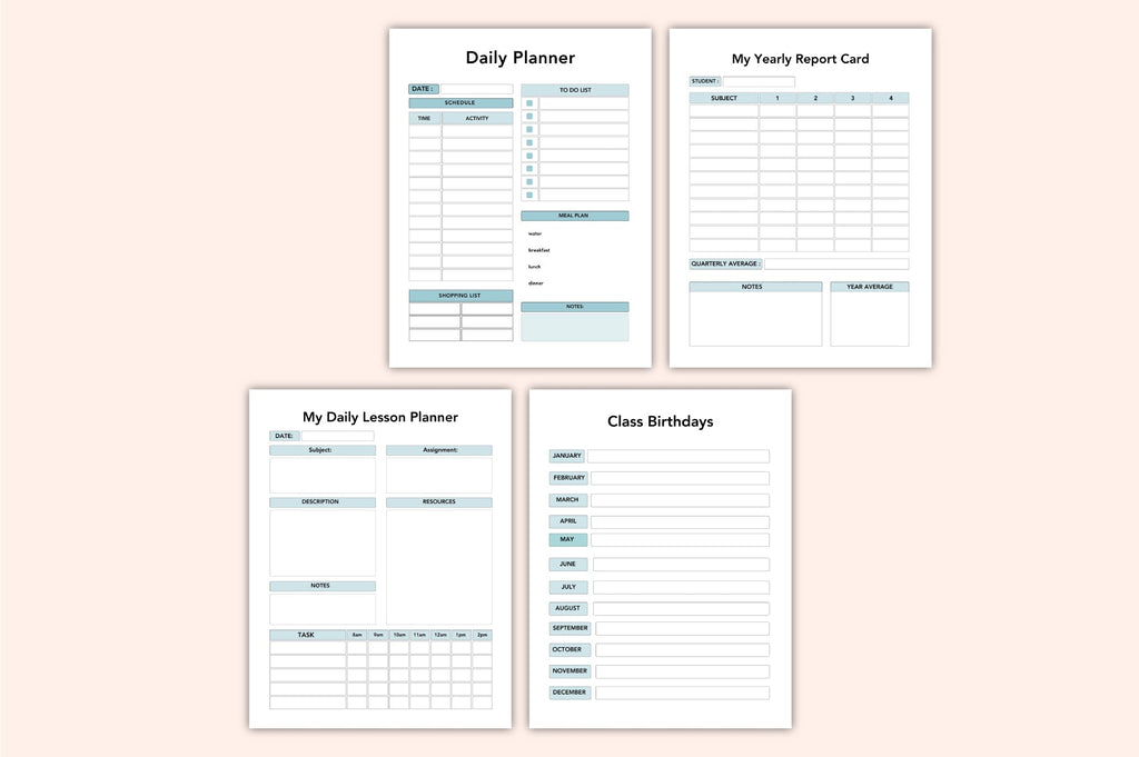 Classroom Management Planner