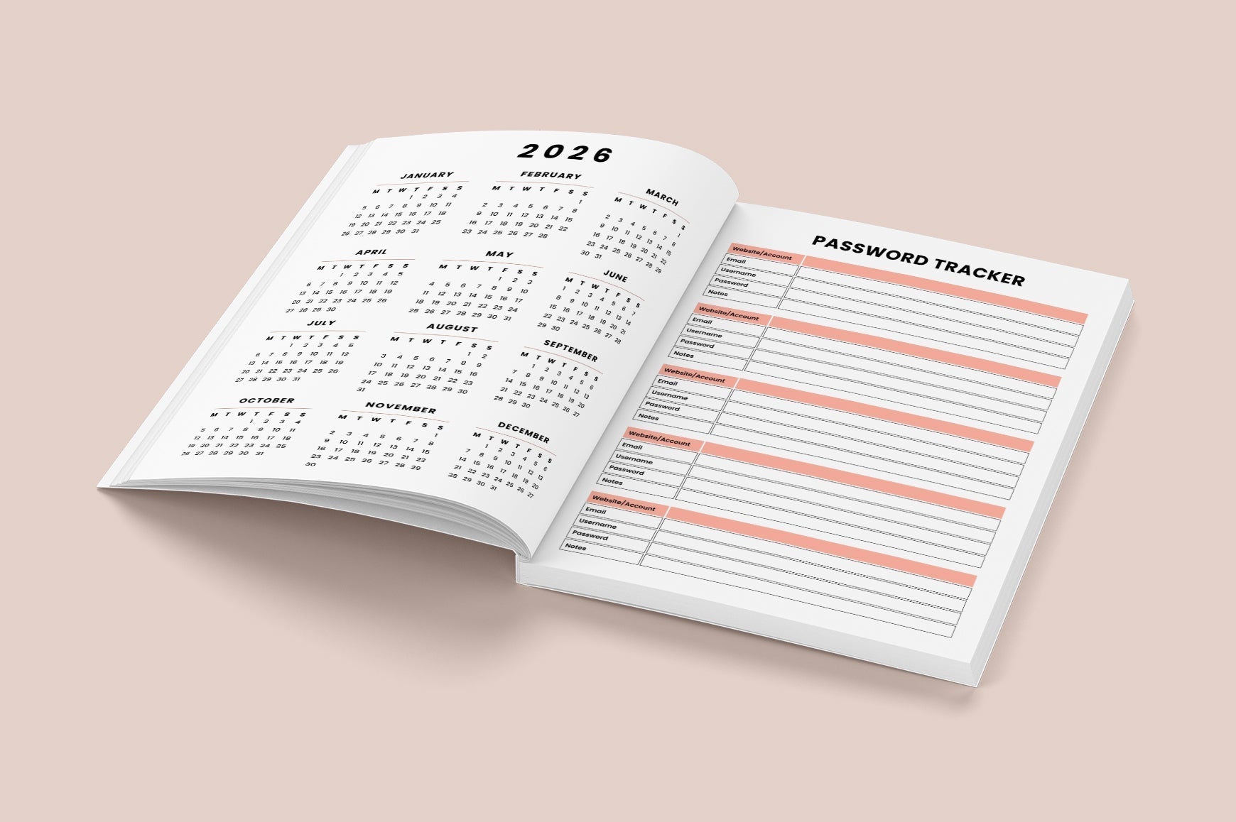 Daily Agenda Planner - 01397
