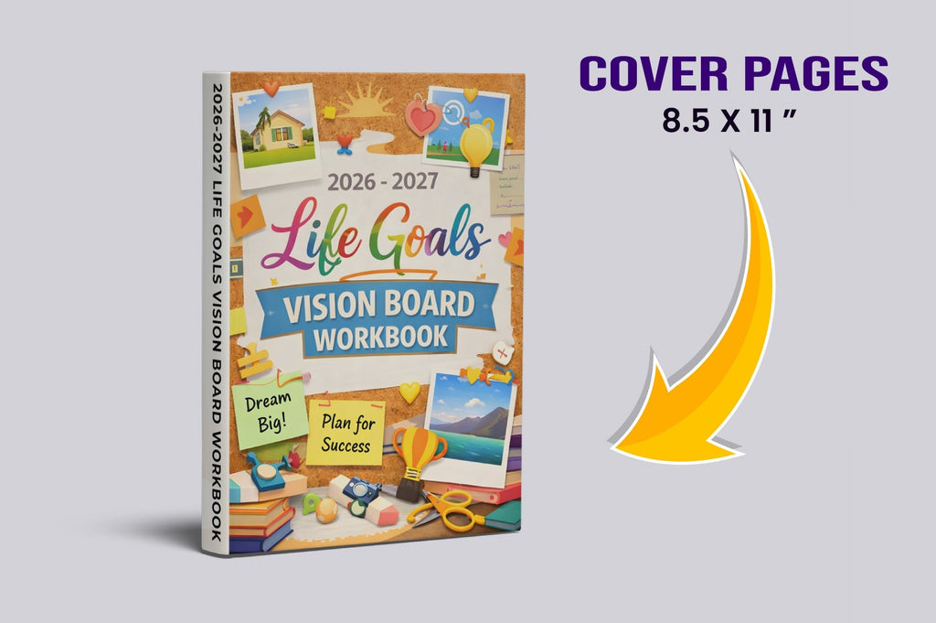 Life Goals Vision Board Book