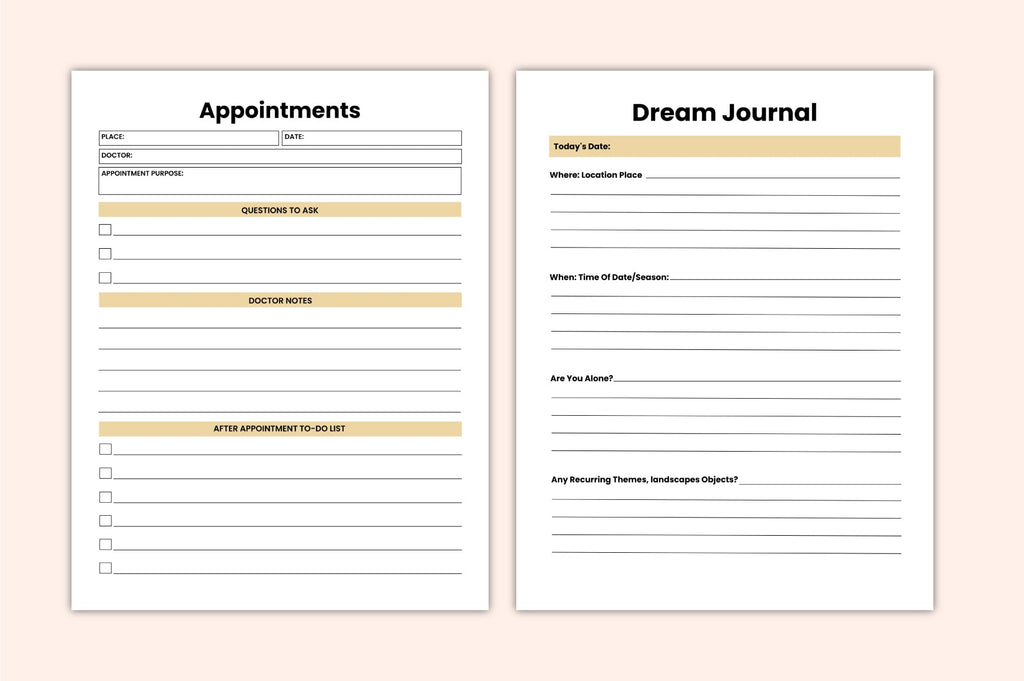 Mental Wellness Recovery Journal