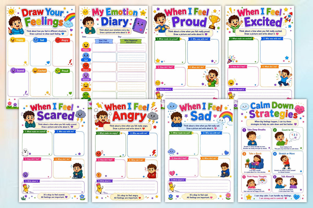 Kids Emotional Learning Workbook