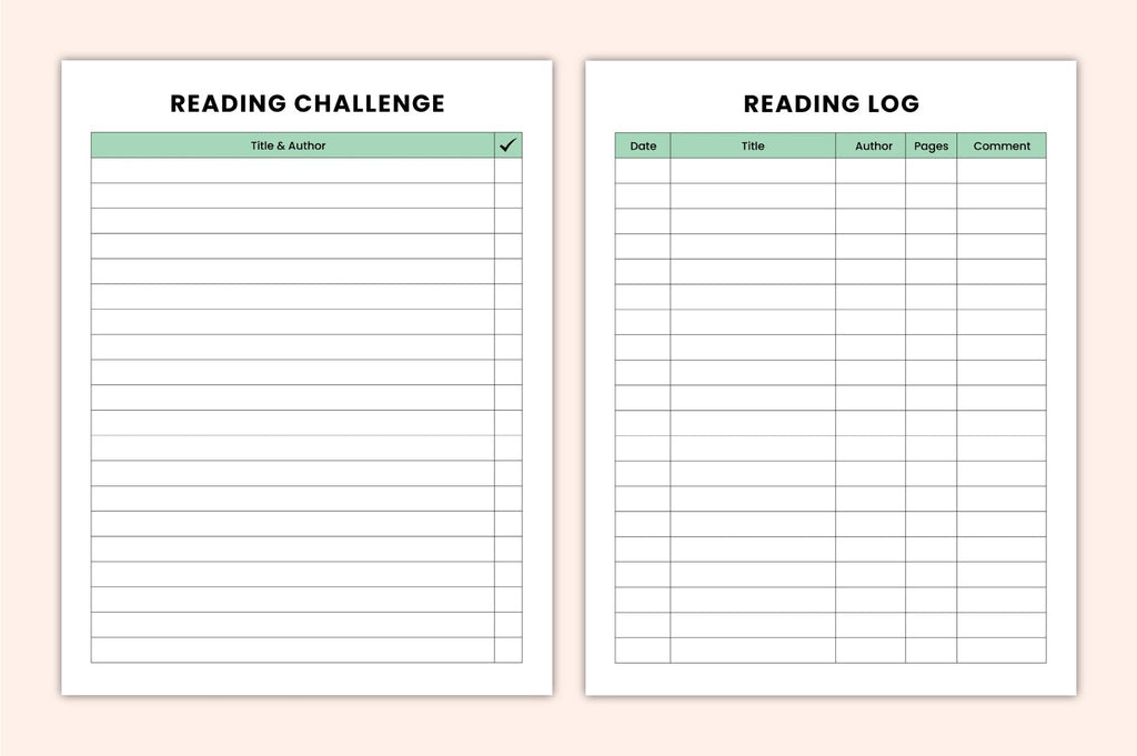 Reading Progress Journal