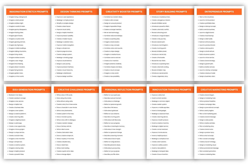 Brilliant Ideas Prompts