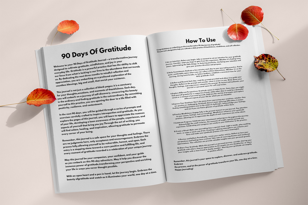 Days of Gratitude Writing Prompts