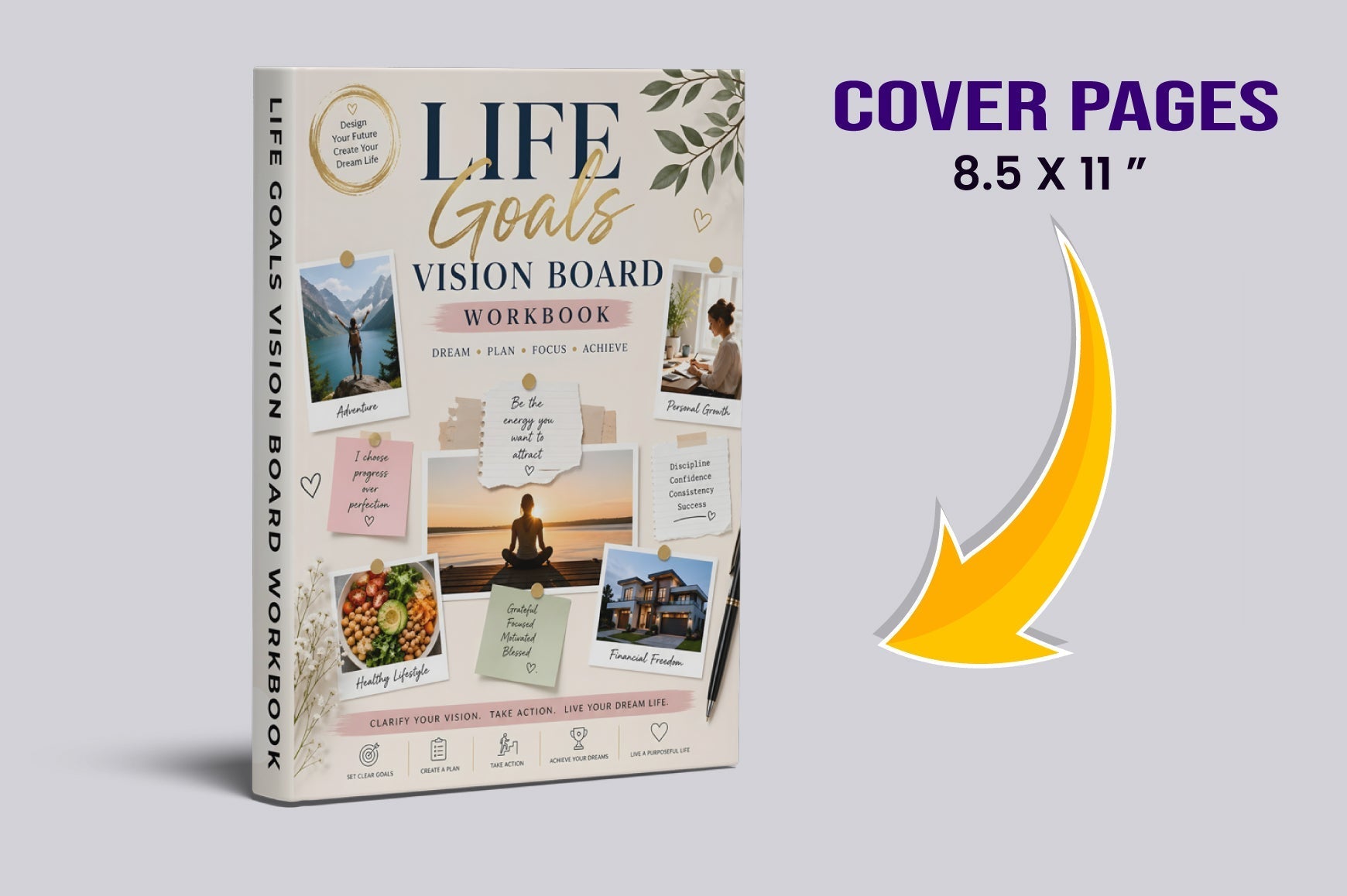 Life Goals Vision Board Workbook