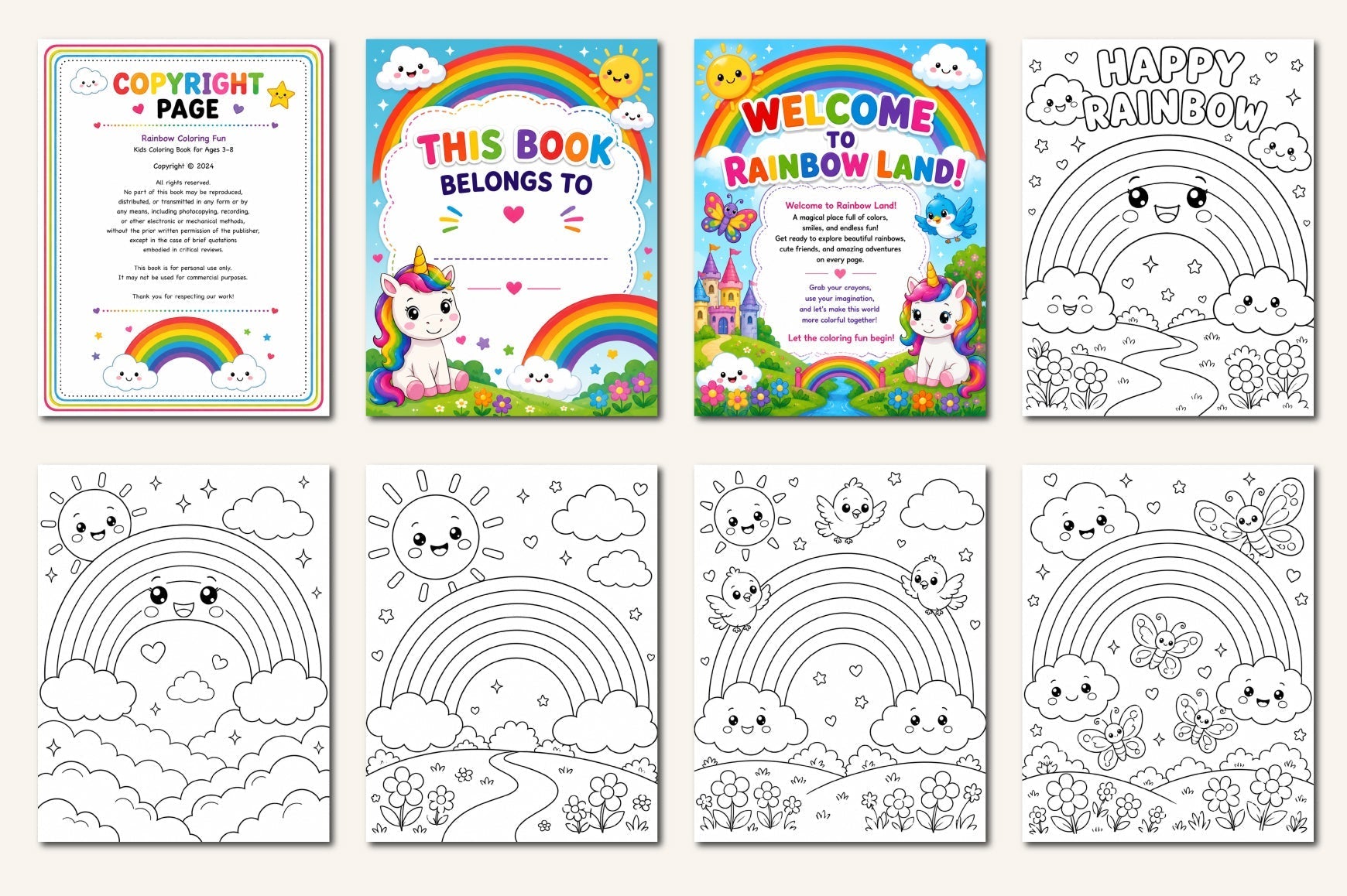 Rainbow Coloring Fun