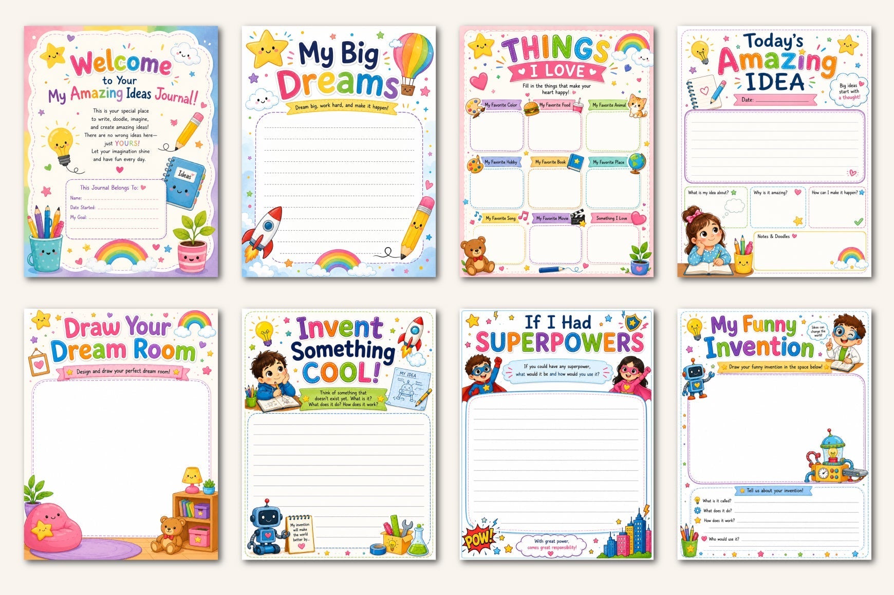 My Amazing Ideas Journal