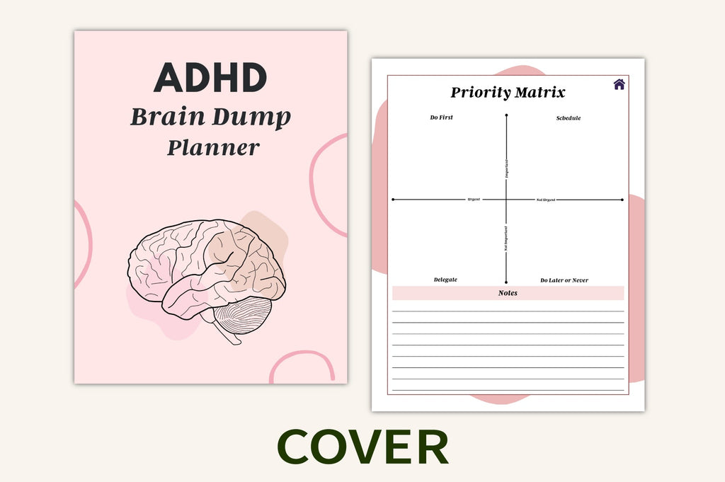 ADHD Brain Dump Planner Worksheets