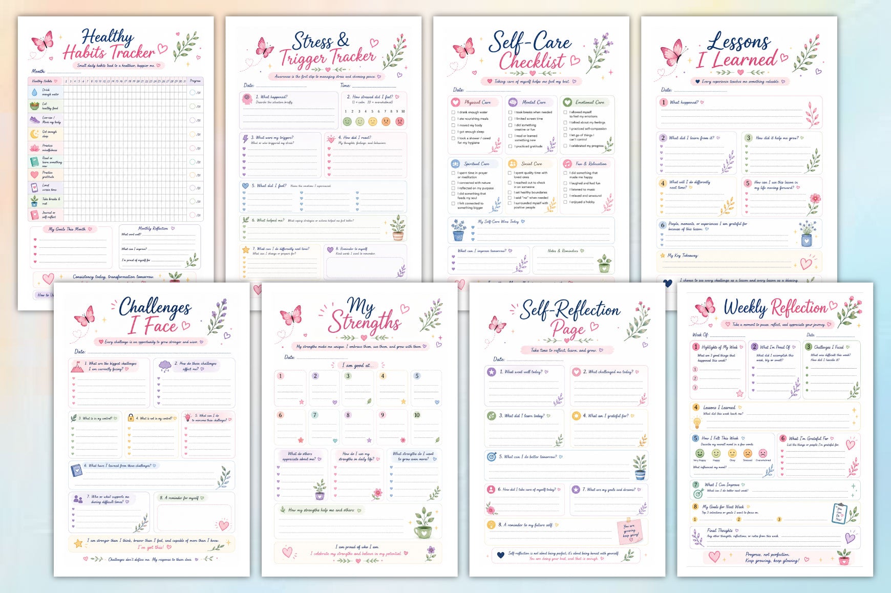 My Feelings Growth Planner