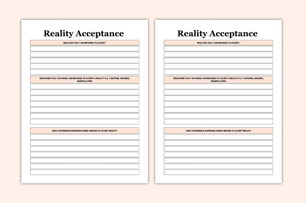 Self Acceptance Reflection Journal