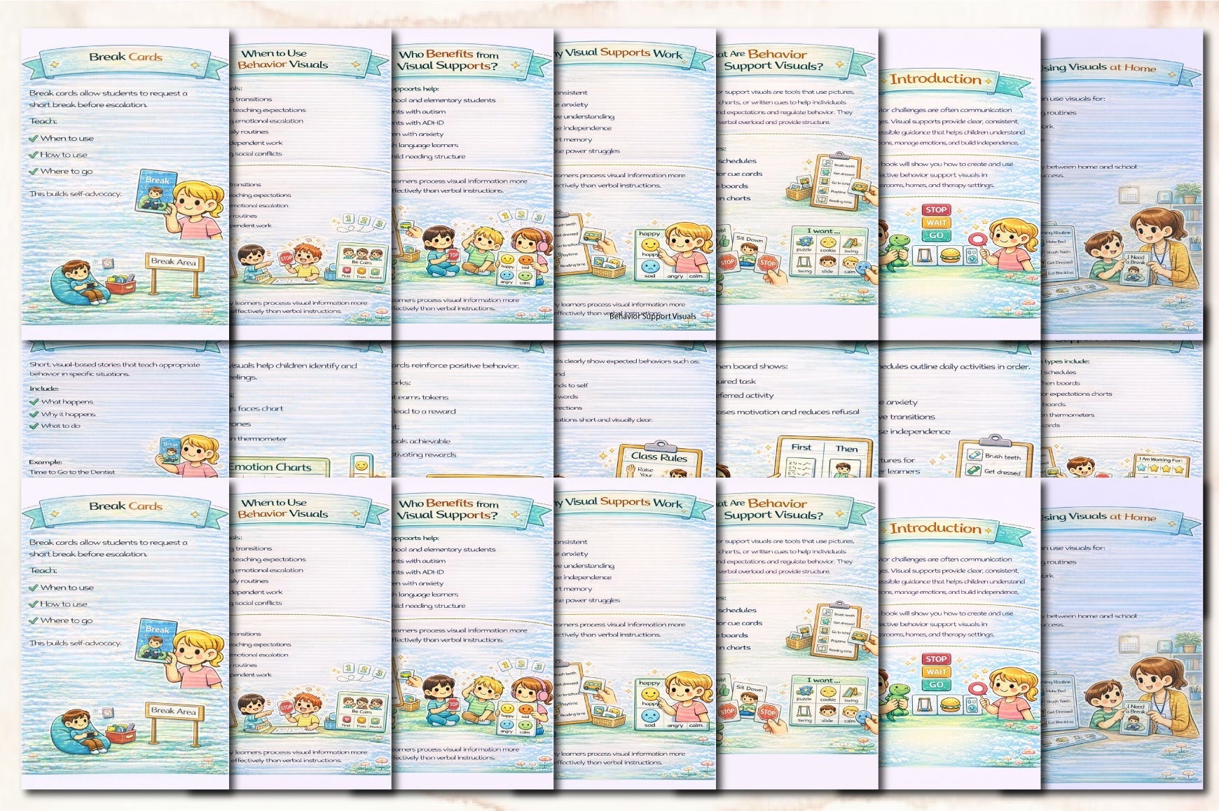 Behavior Support Visuals Planner