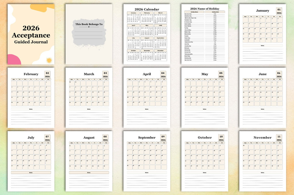 Acceptance Guided Journal for Personal Growth