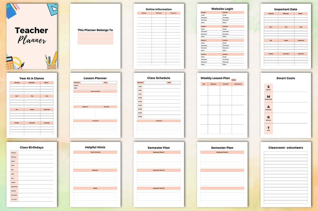 Teacher Planner