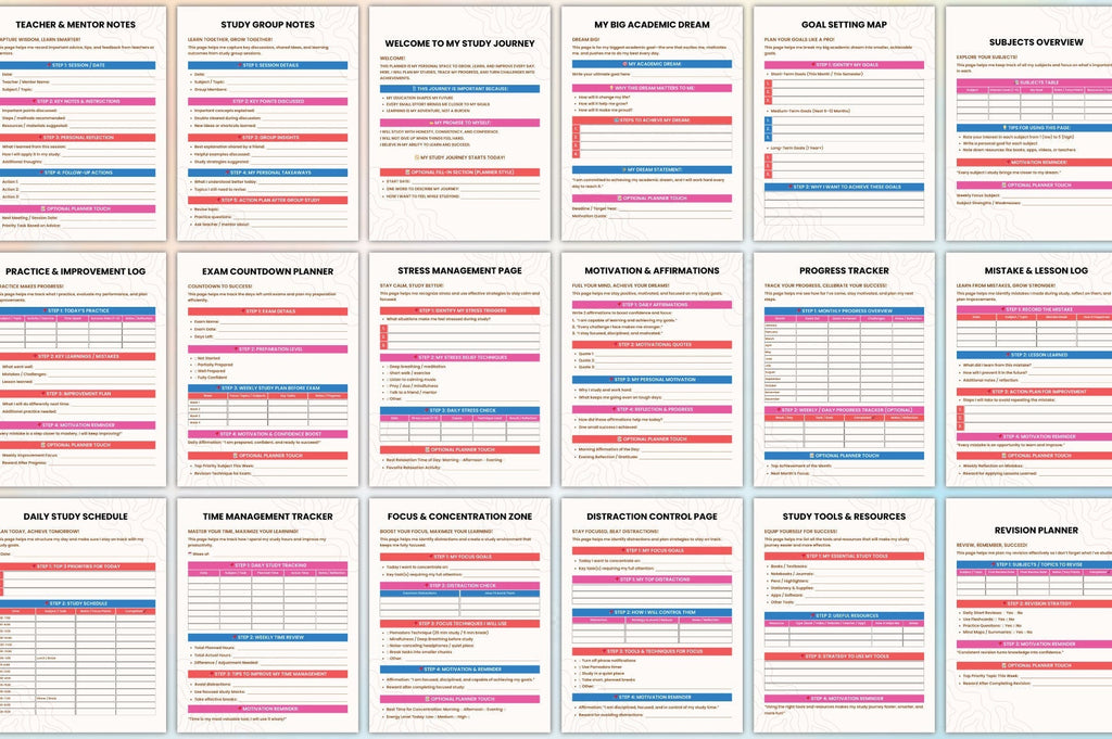 Study Adventure Planner