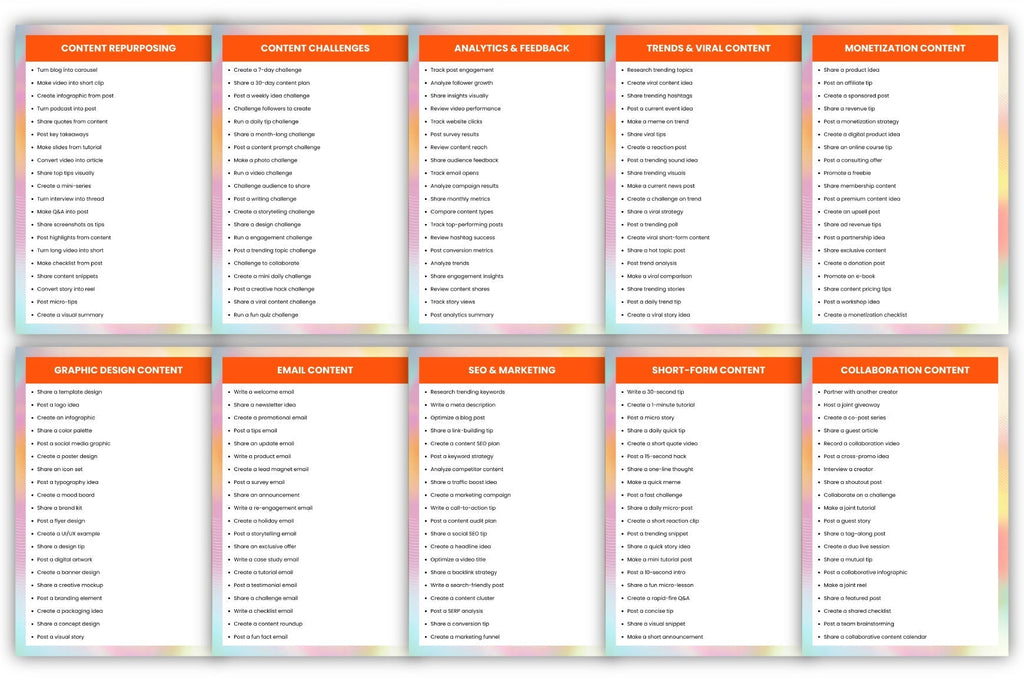 Content Creator Prompts