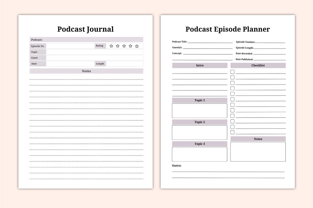 Podcast Creator Planner Guide
