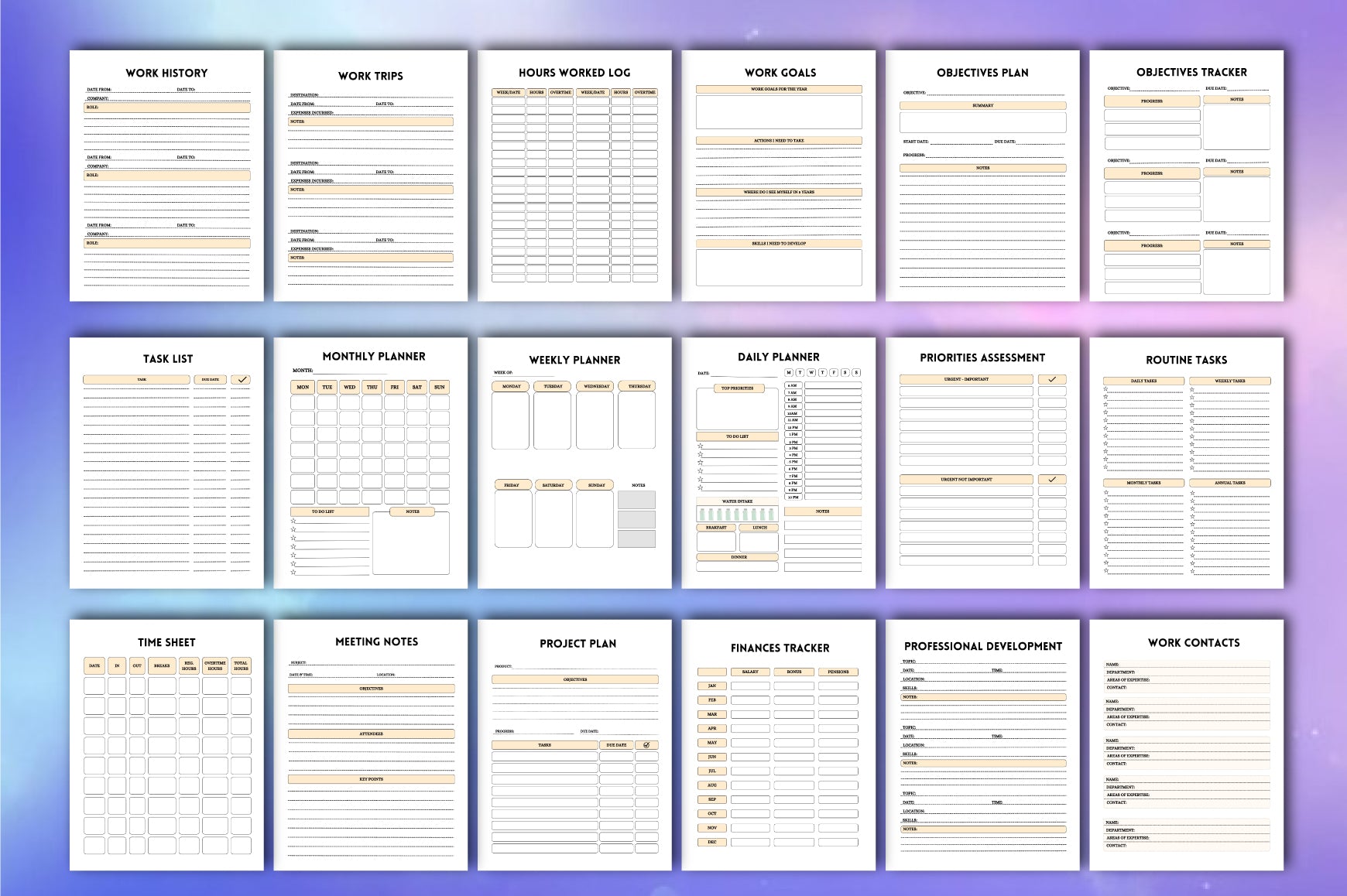 Work Planner Optimization