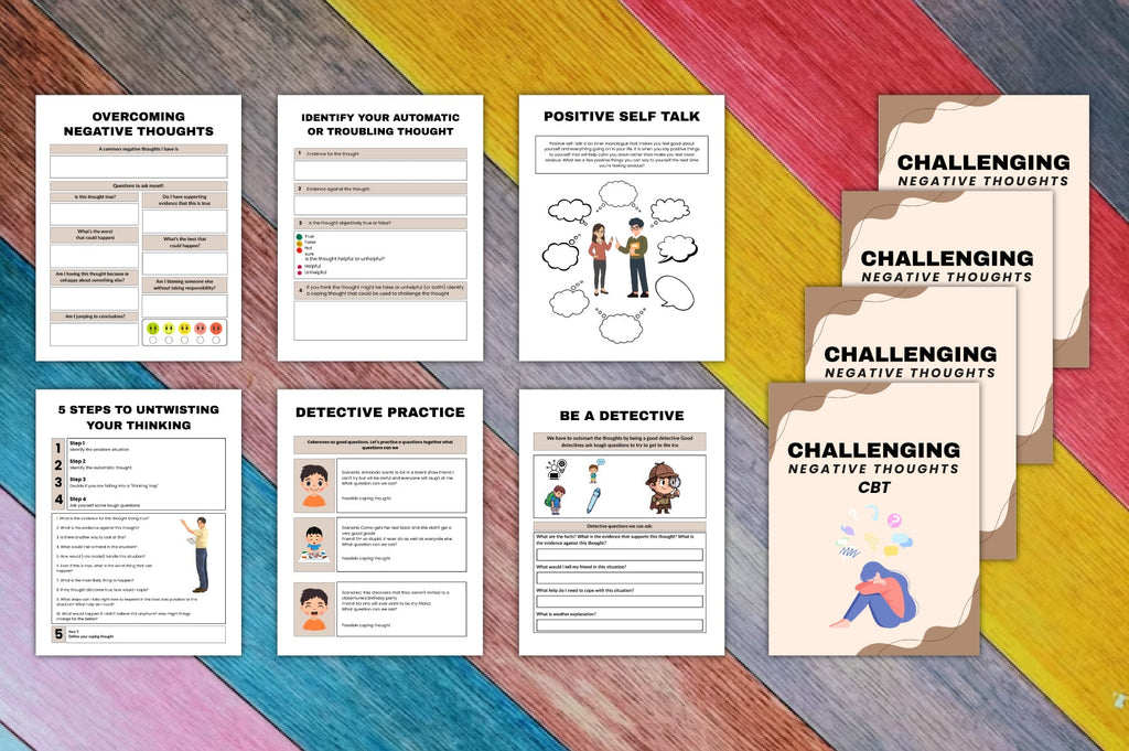 Challenging Negative Thoughts: CBT Planner