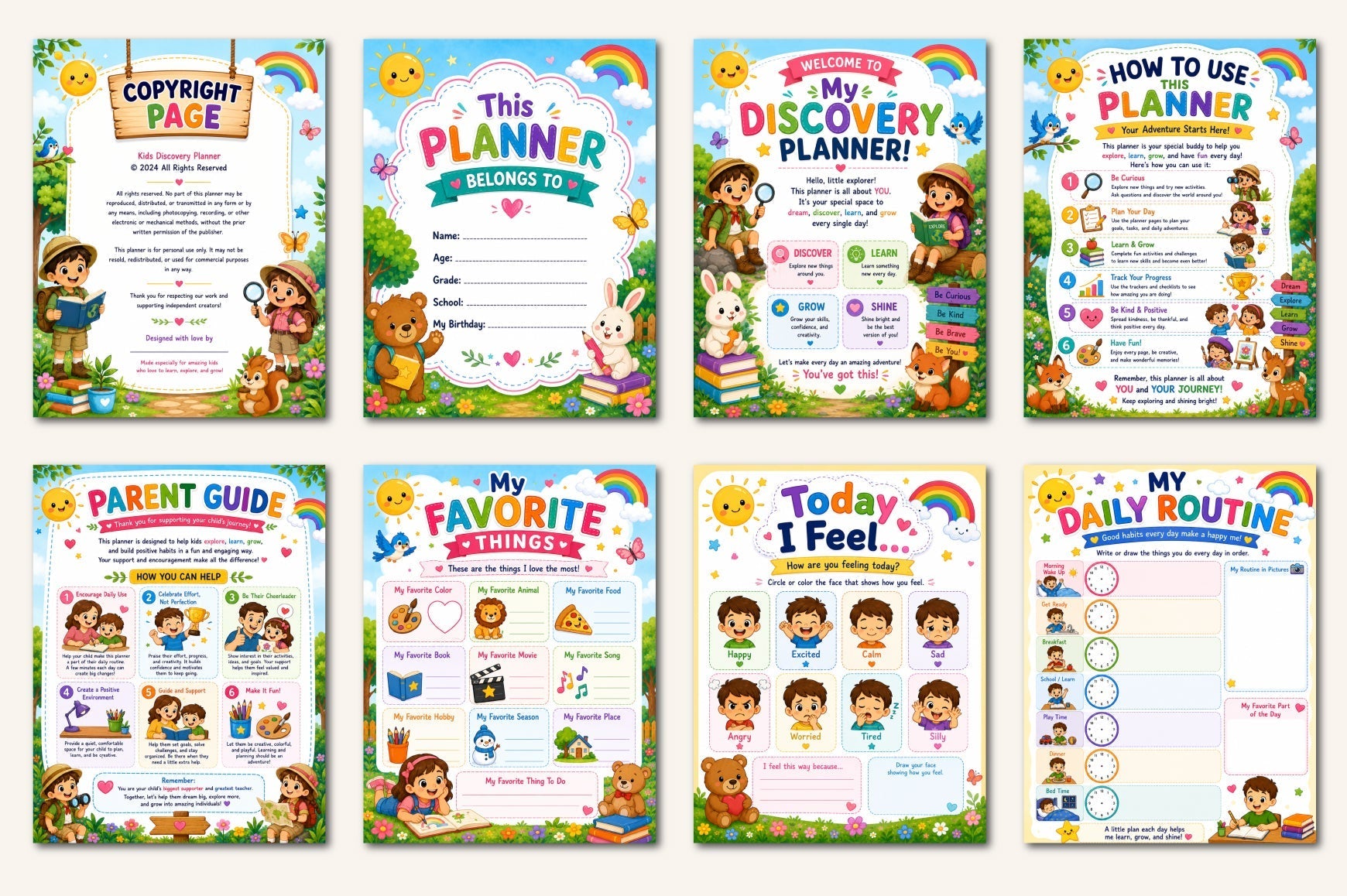 Kids Discovery Planner