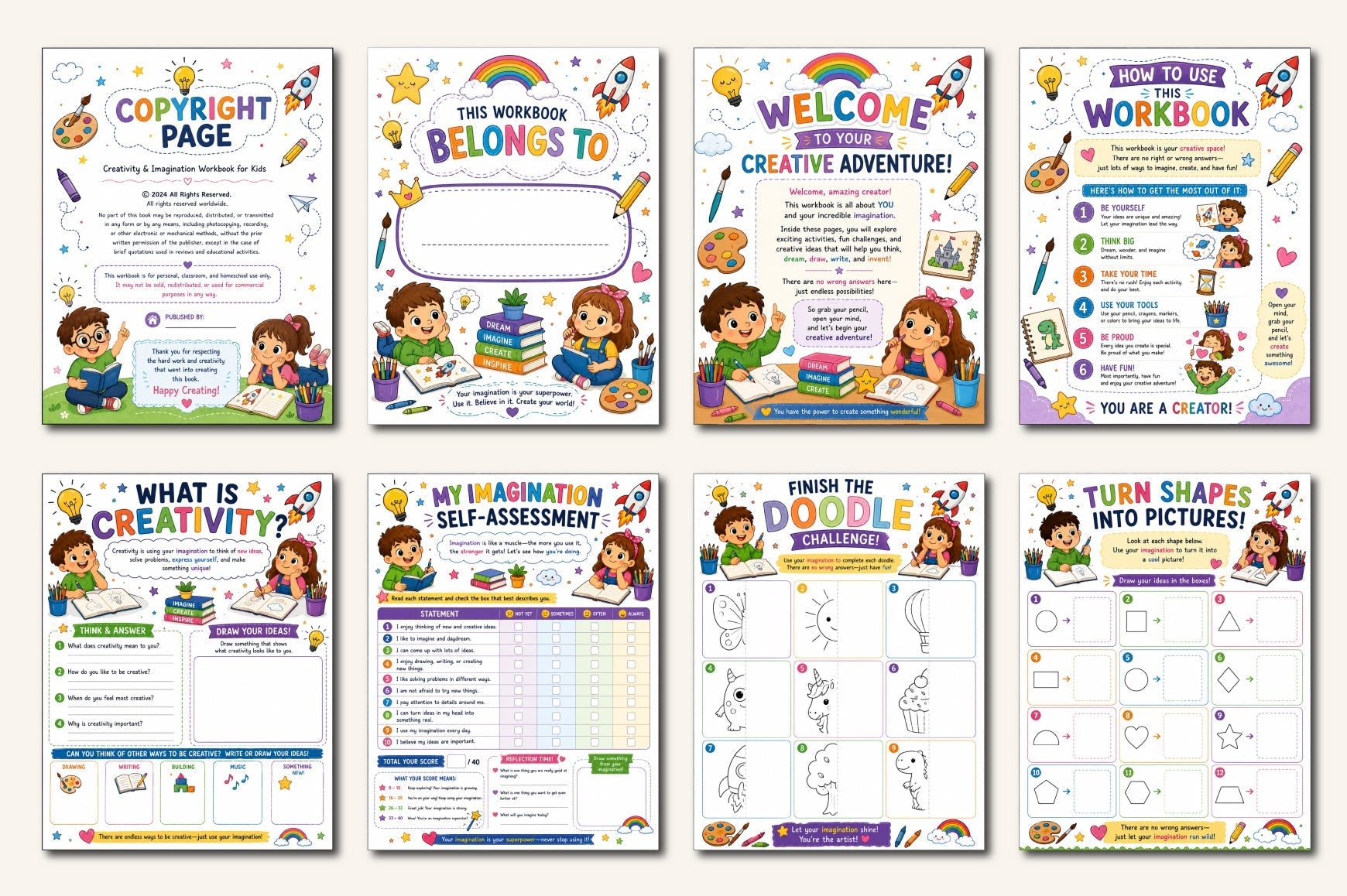 Creativity Imagination Workbook