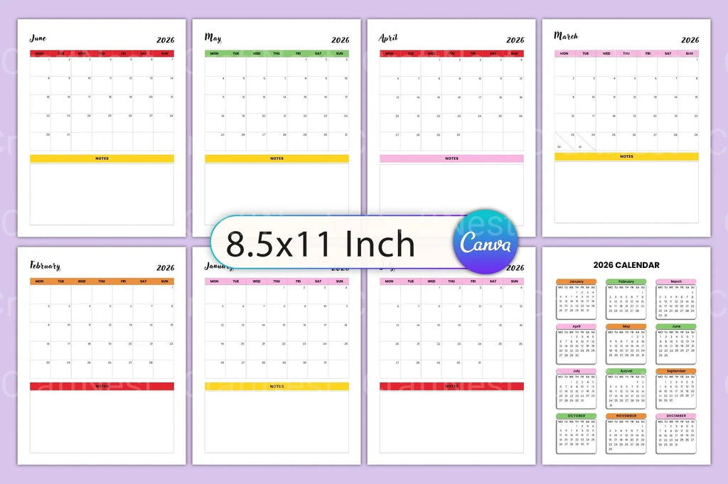 ADHD Printable Planner weekly schedule and routine tracker for children