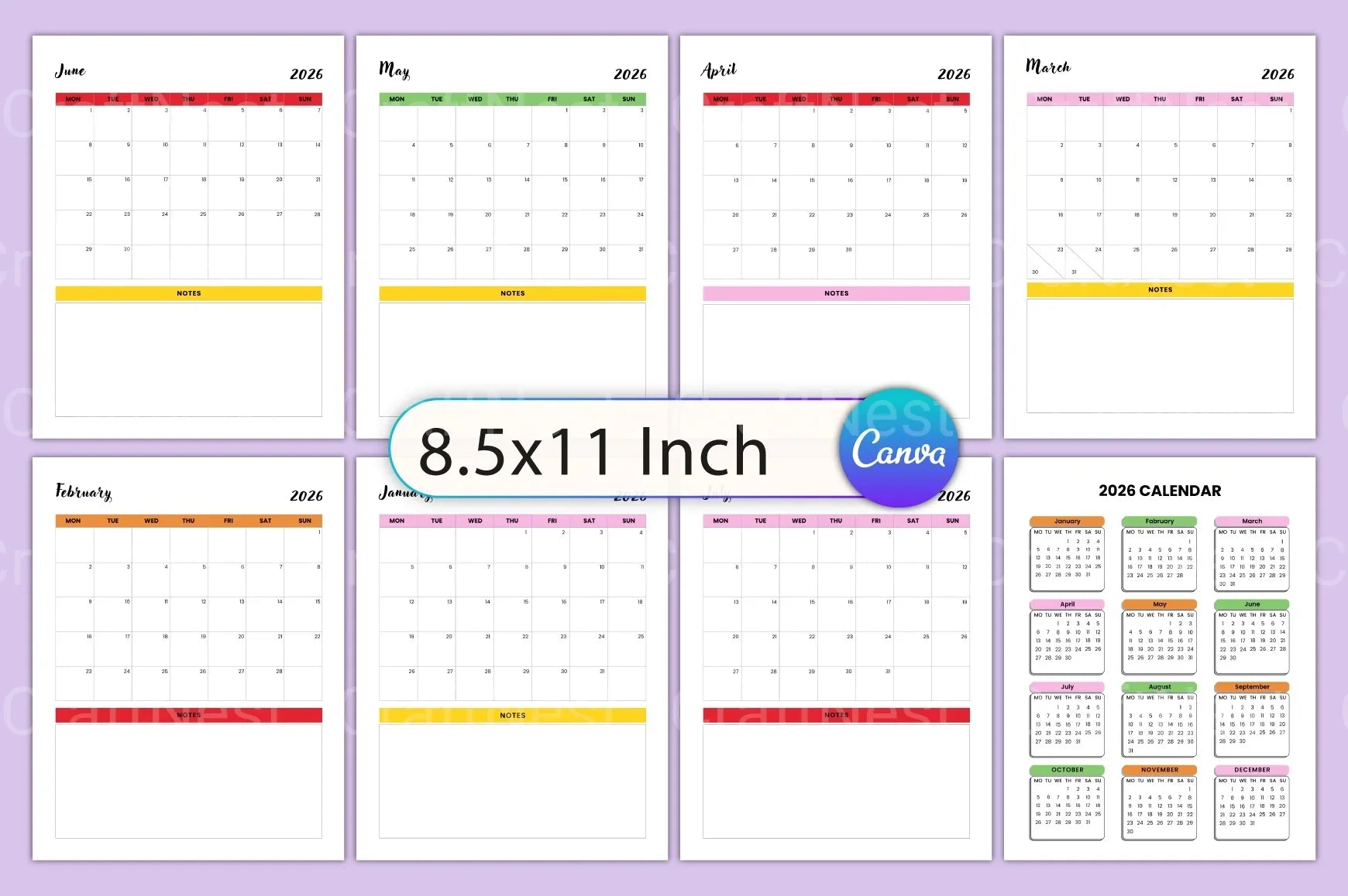ADHD Printable Planner weekly schedule and routine tracker for children