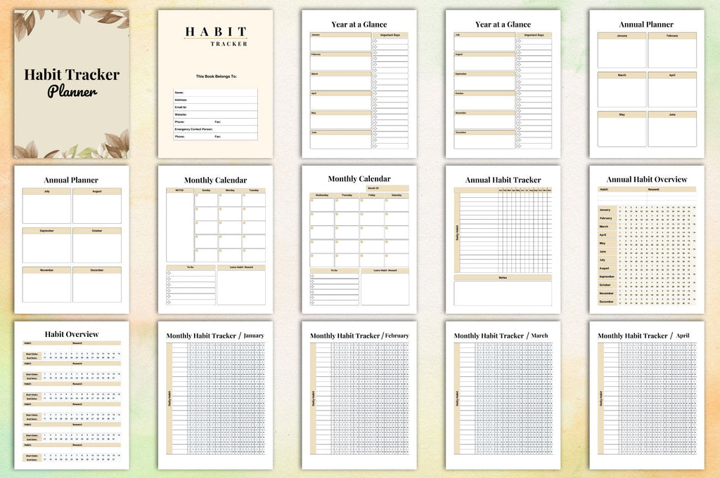 Habit Planner for Effective Goal Tracking
