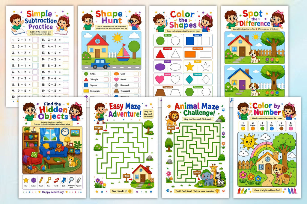 Happy Kids Learning Adventure Book