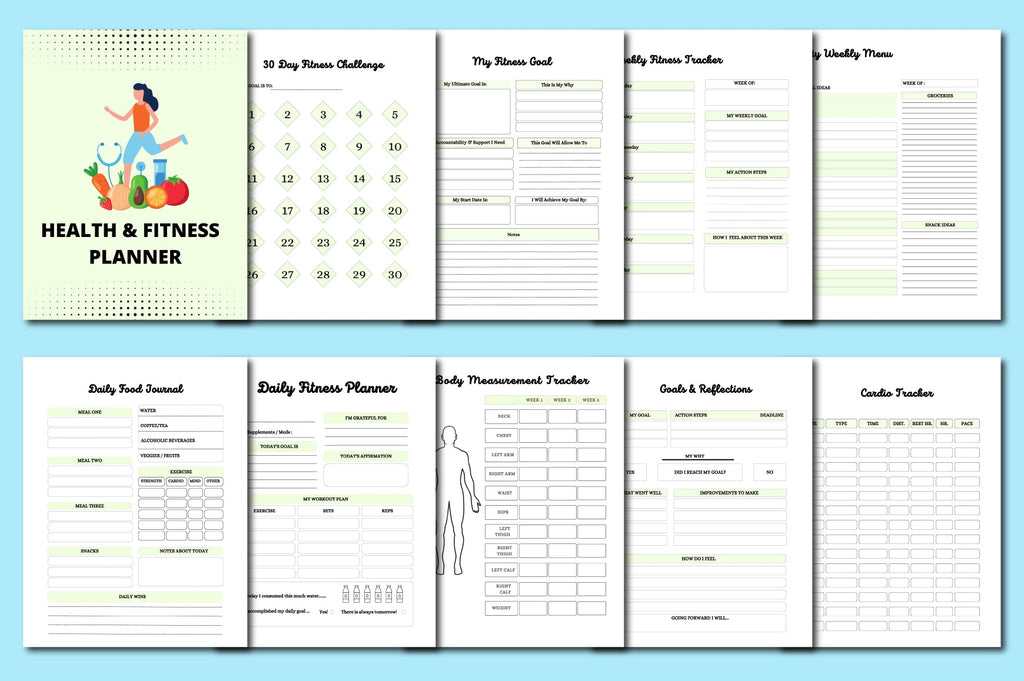 Health and Fitness Planner