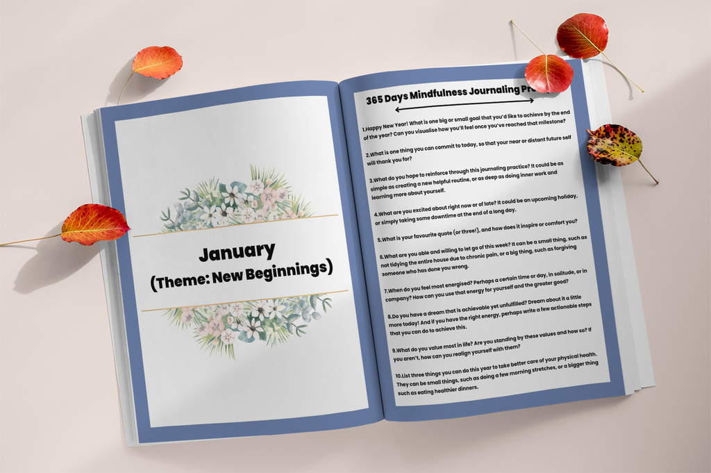 Days of Mindfulness Journaling Prompts