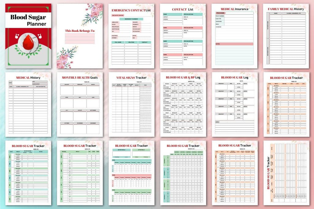 Blood Sugar Planner