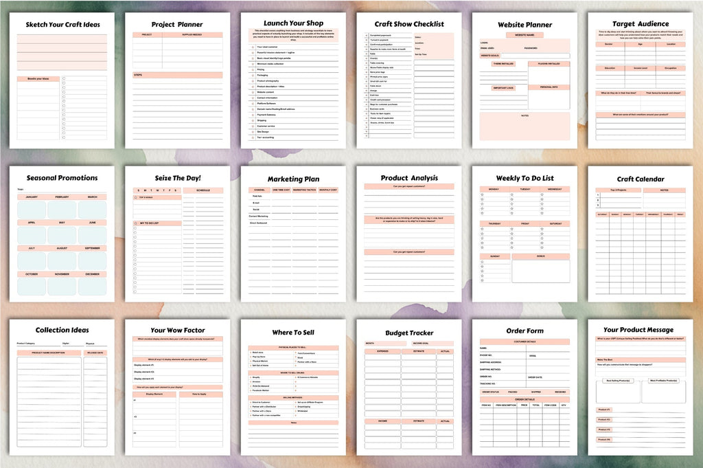 Craft Business Planner
