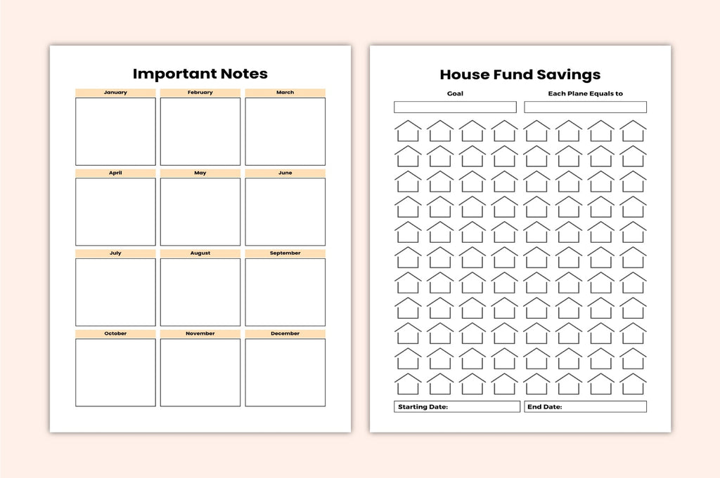 Financial Savings Challenge Planner