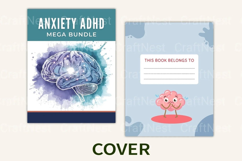 Anxiety and ADHD Management Strategies coping skills and self-care worksheets
