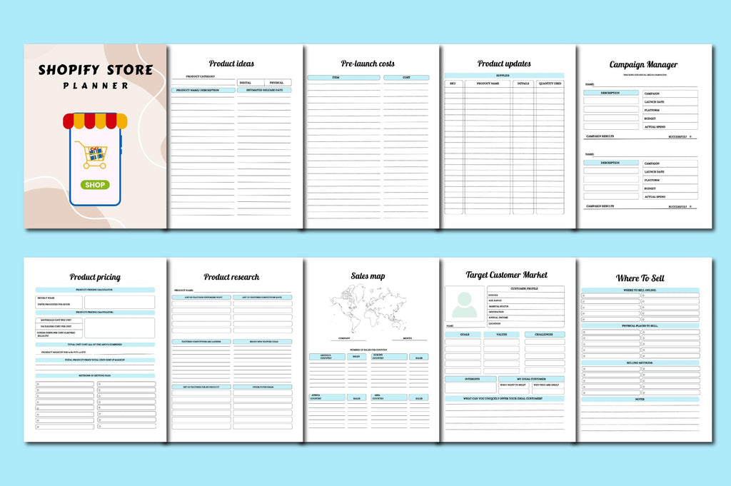 Shopify Store Planner