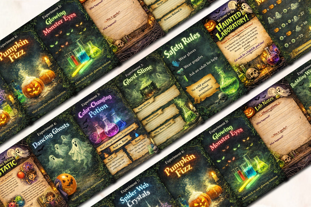 Creepy Chemistry Halloween Science Lab Planner