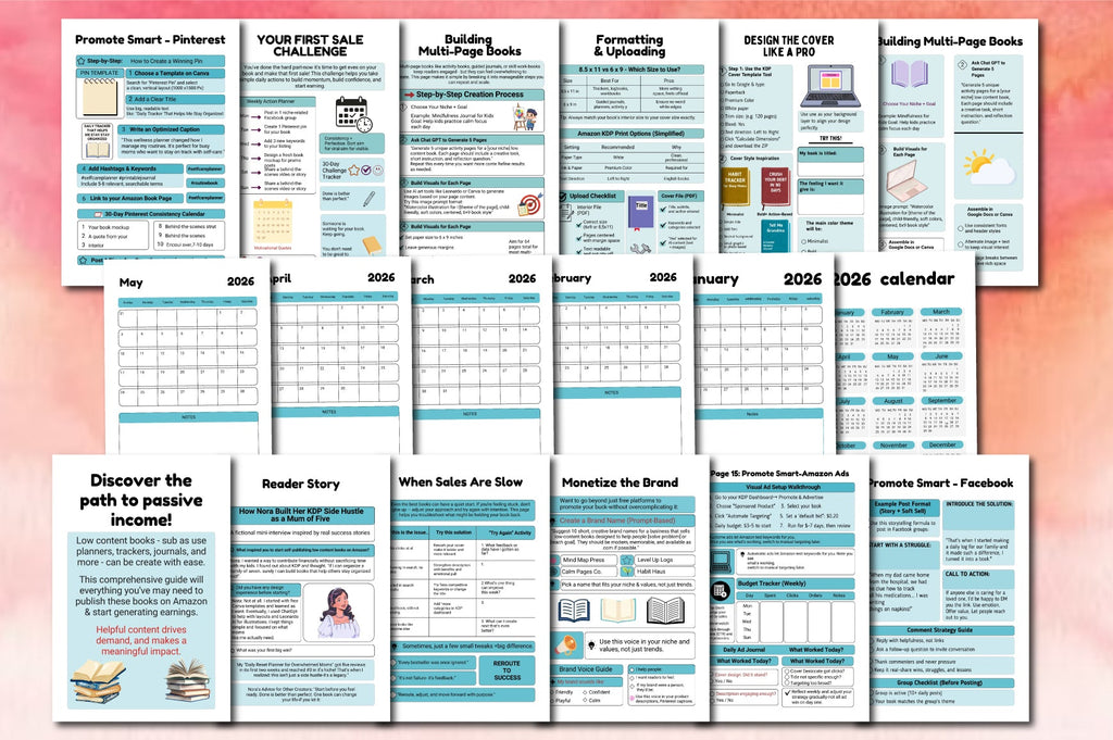 Earn Passive Income by Selling Planners