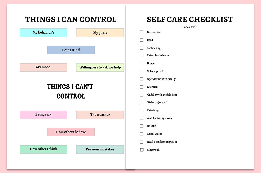 Kids Coping Skills Journal