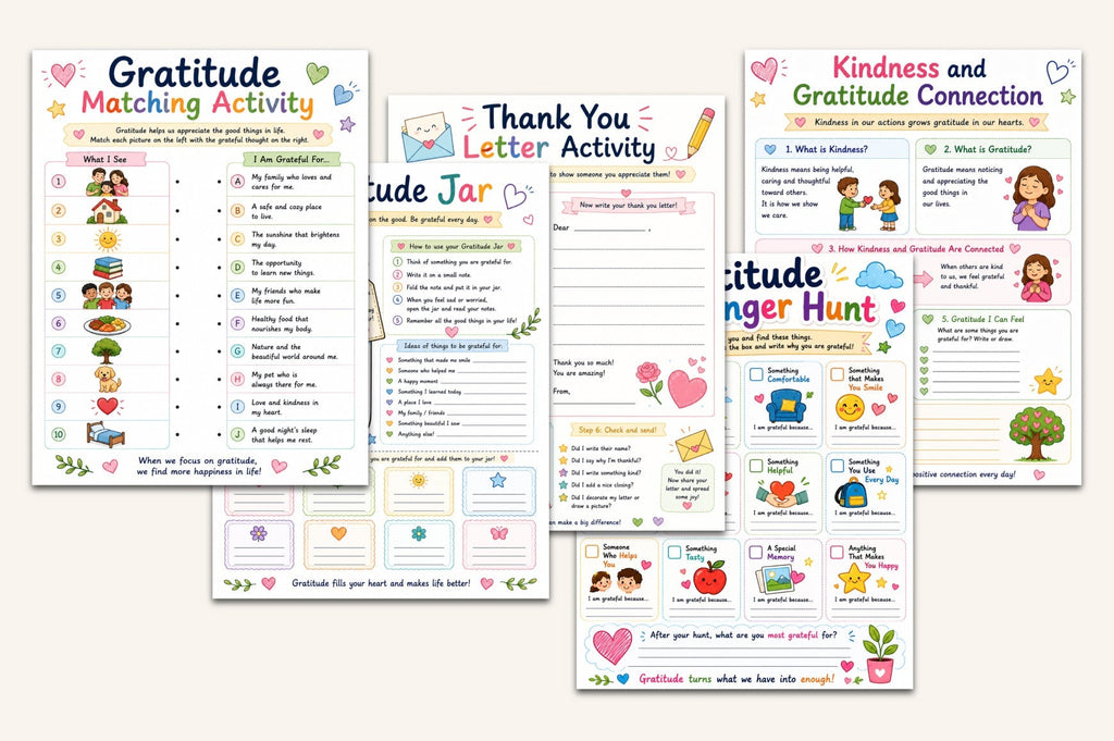 Gratitude For Kids Workbook