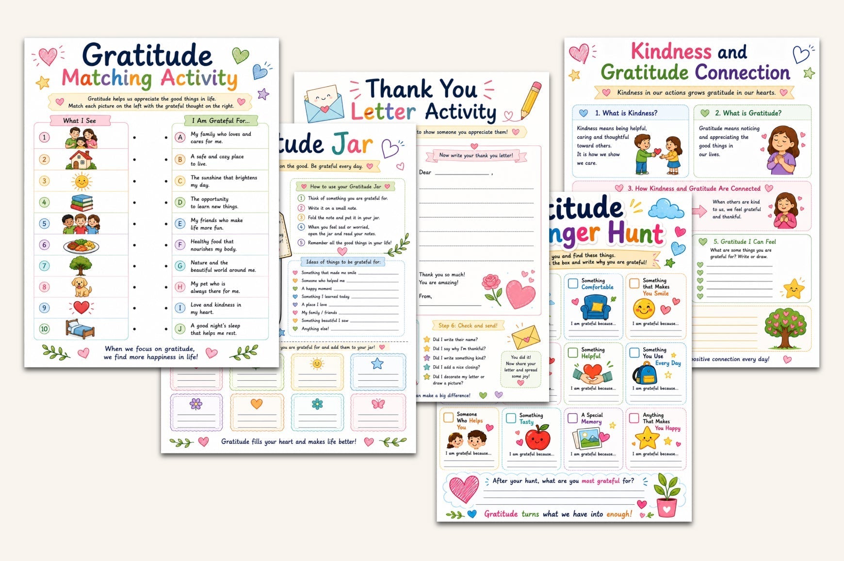 Gratitude For Kids Workbook