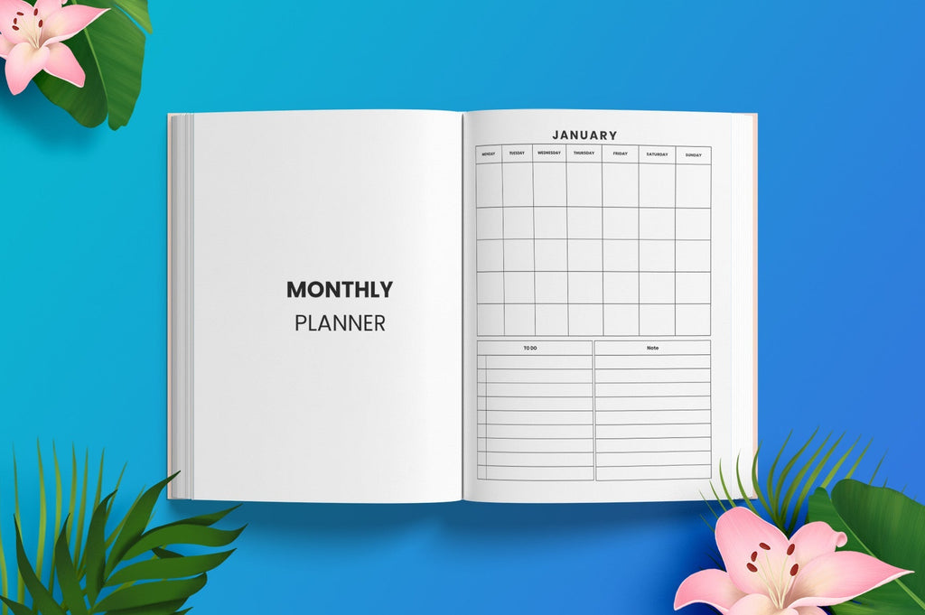 Undated Planner for Organization and Productivity