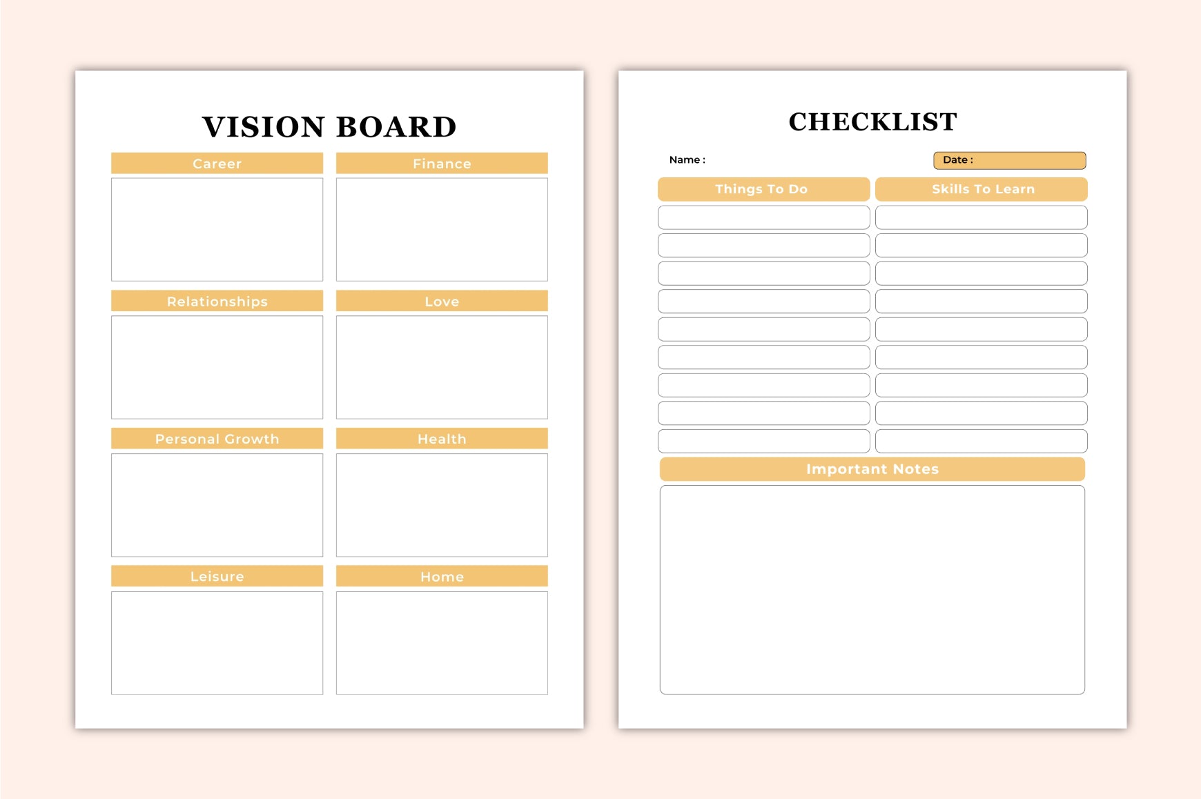 Vision Dreams Planner