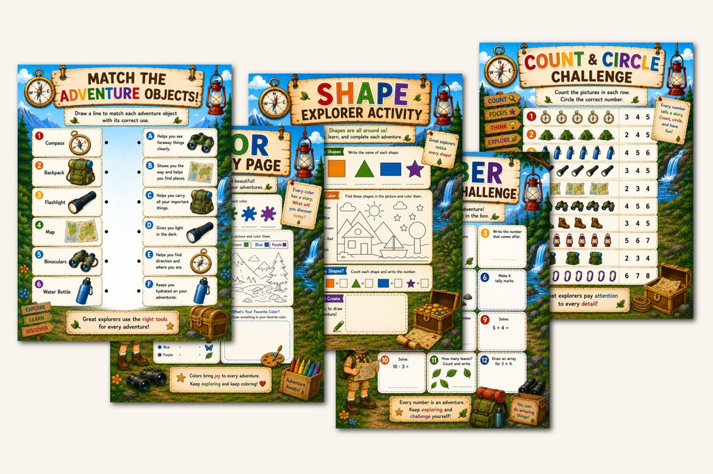 Kids Adventure Activity Book