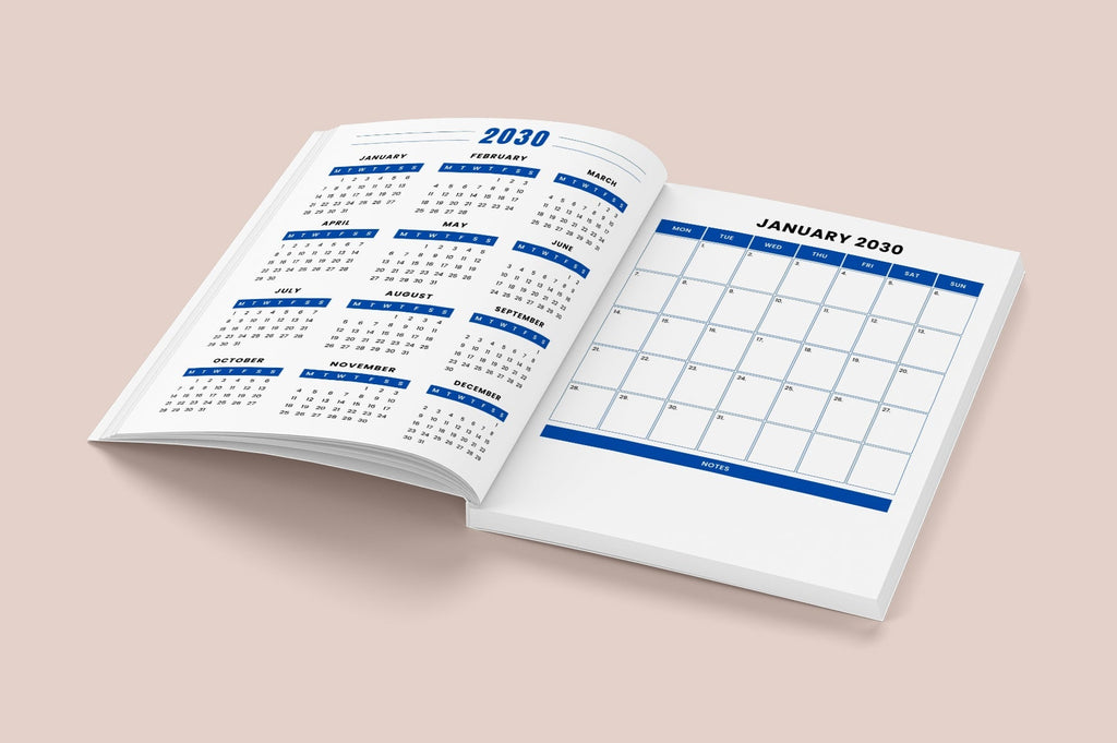 Yearly Monthly Planner