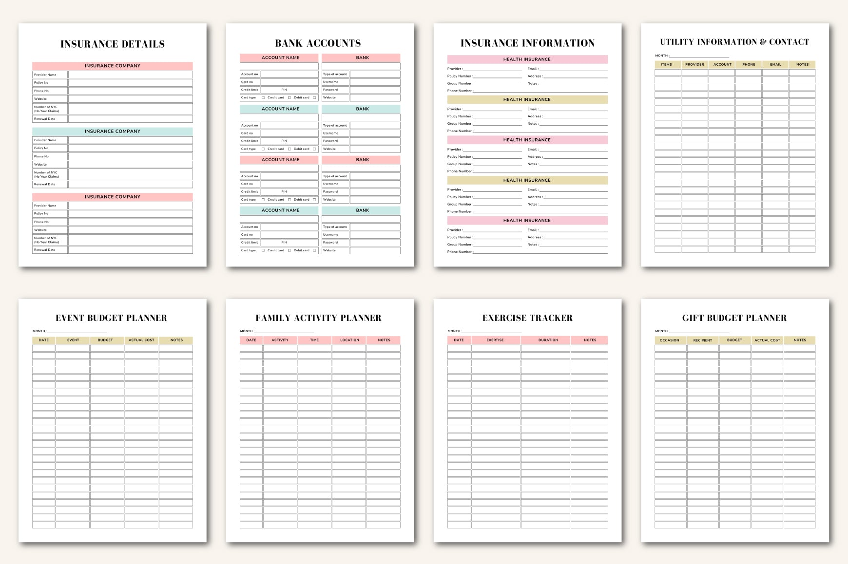 House Management Mega Binder