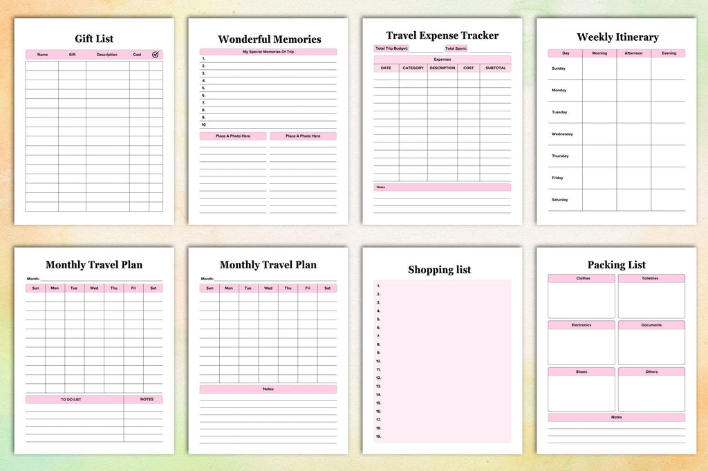 Travel Planner Guide