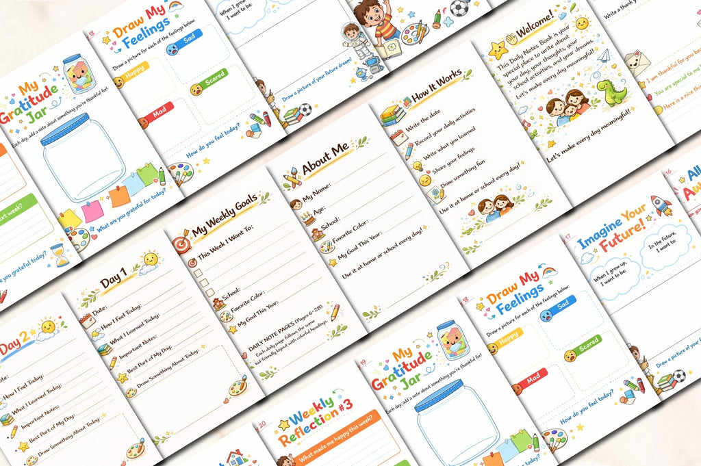 Daily Notes Kids Planner