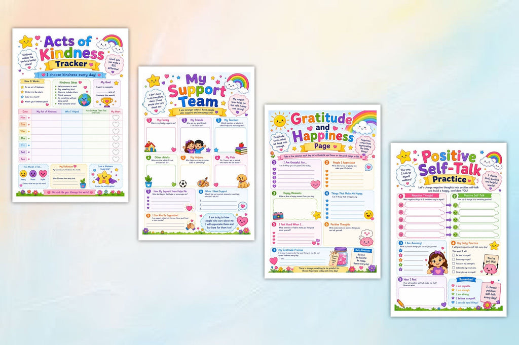 Kids Confidence And Self Worth Workbook