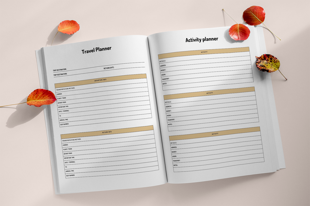 Vacation Planning Packing Planner