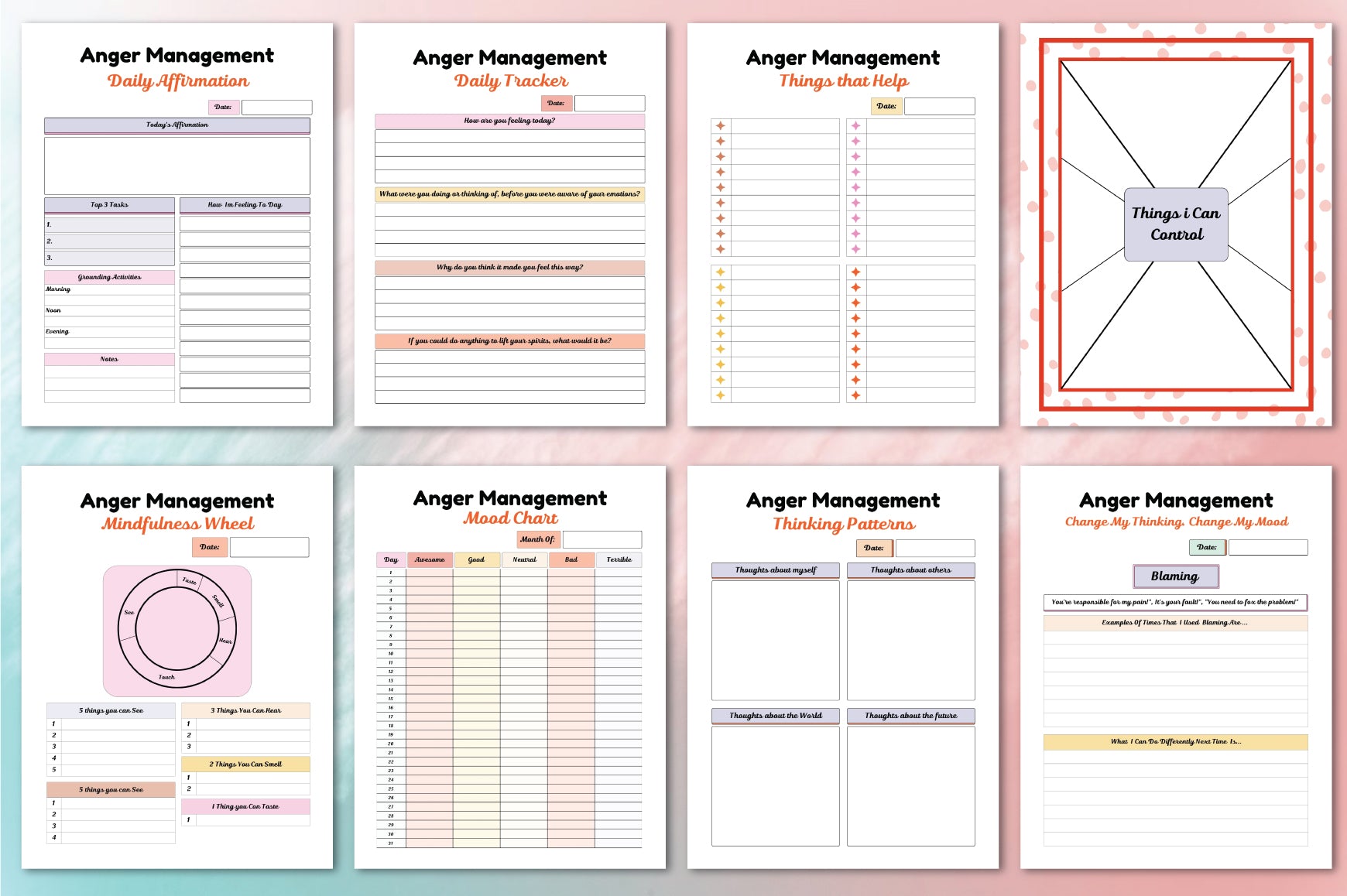 Anger Management Journal